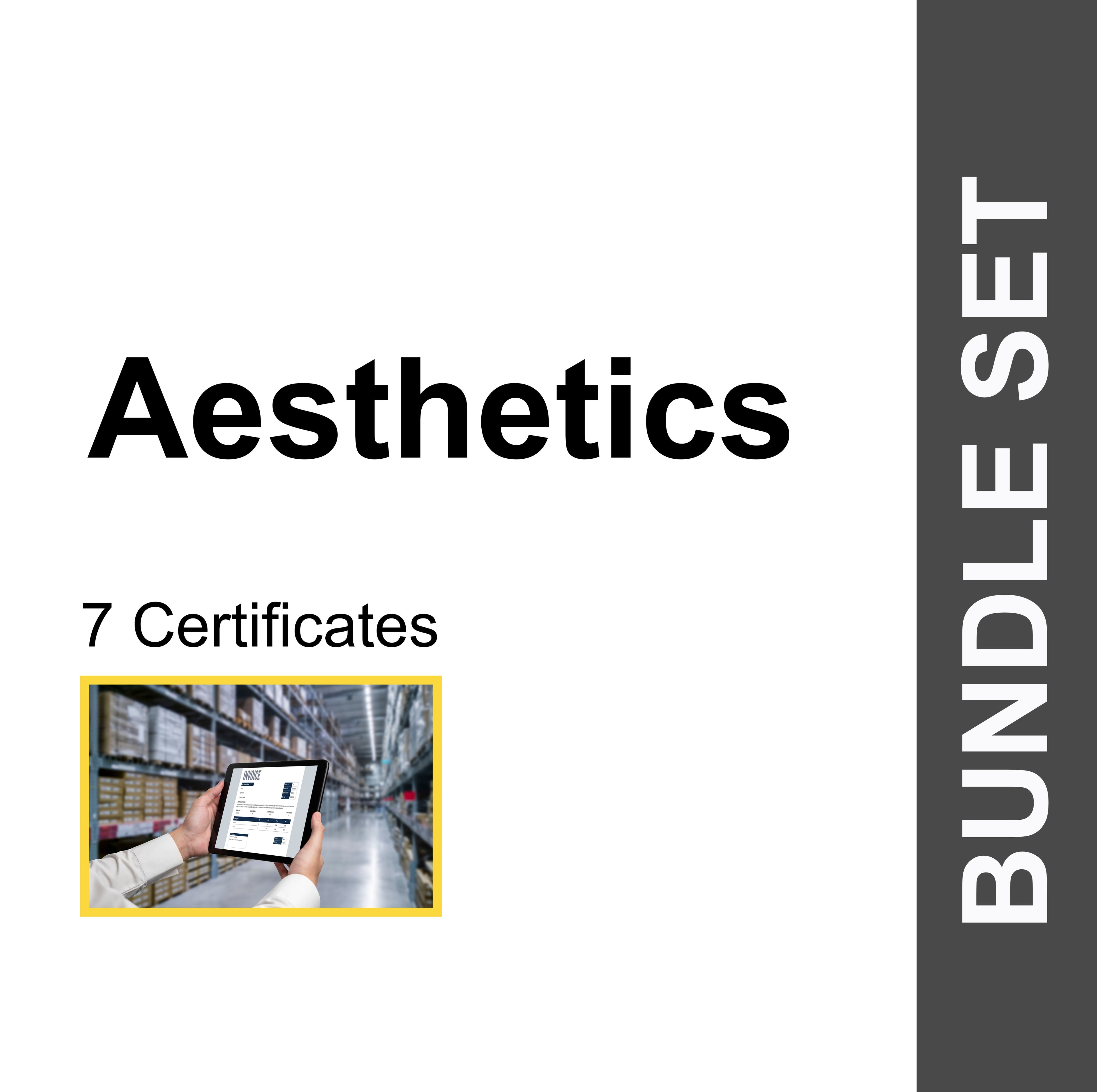 Aesthetics (7 Certificates) - FULL BUNDLE