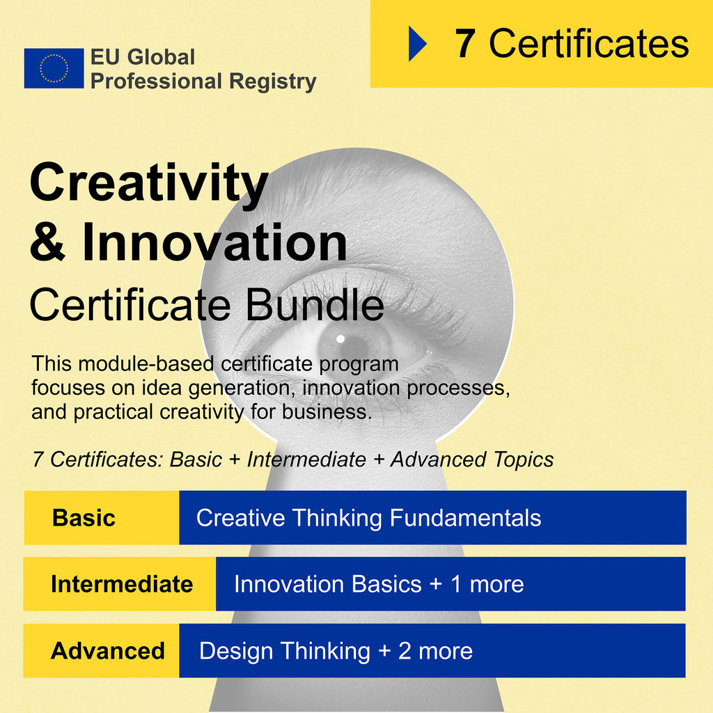 Creativity & Innovation (7 Certificates) - FULL BUNDLE