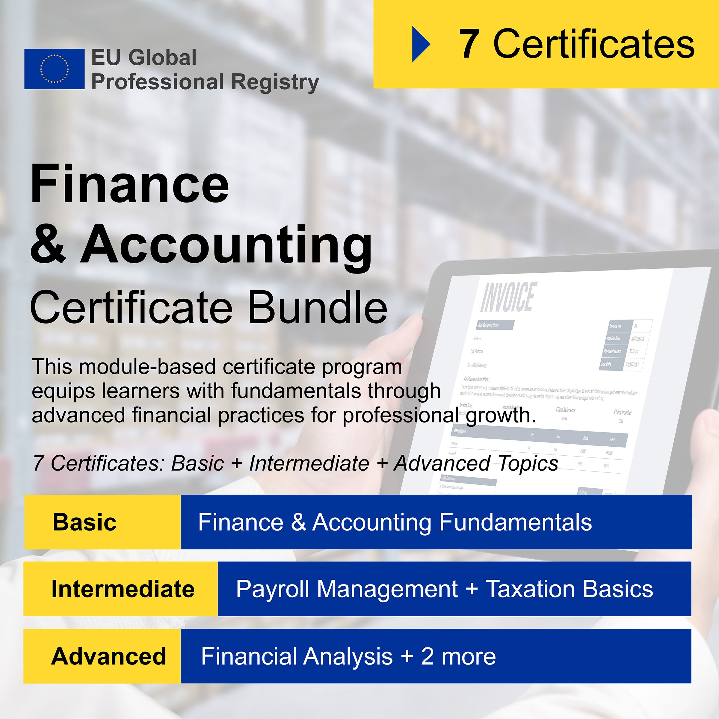Finance & Accounting (7 Certificates) - FULL BUNDLE