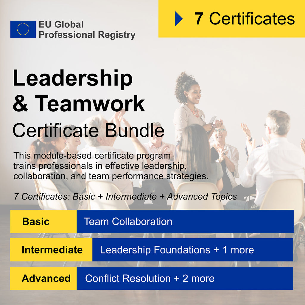 Leadership & Teamwork (7 Certificates) - FULL BUNDLE
