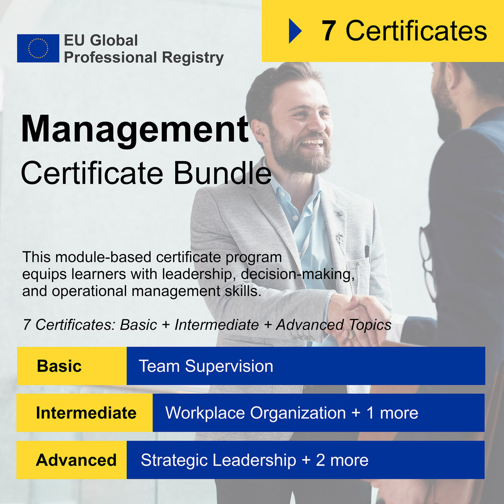 Management (7 Certificates) - FULL BUNDLE