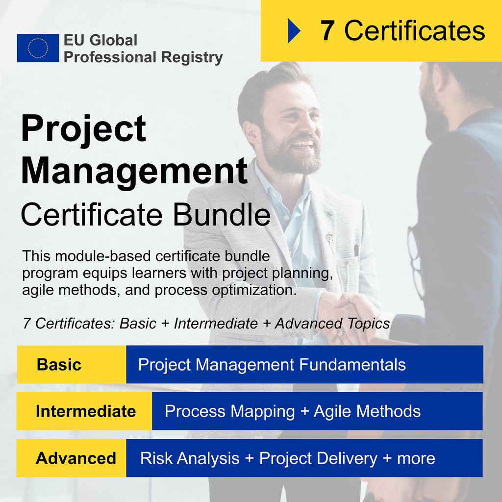 Project Management (7 Certificates) - FULL BUNDLE
