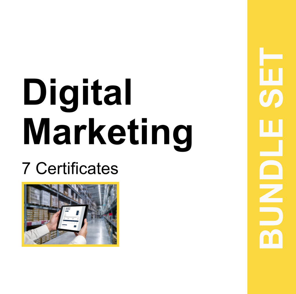 Digital Marketing (7 Certificates) - FULL BUNDLE
