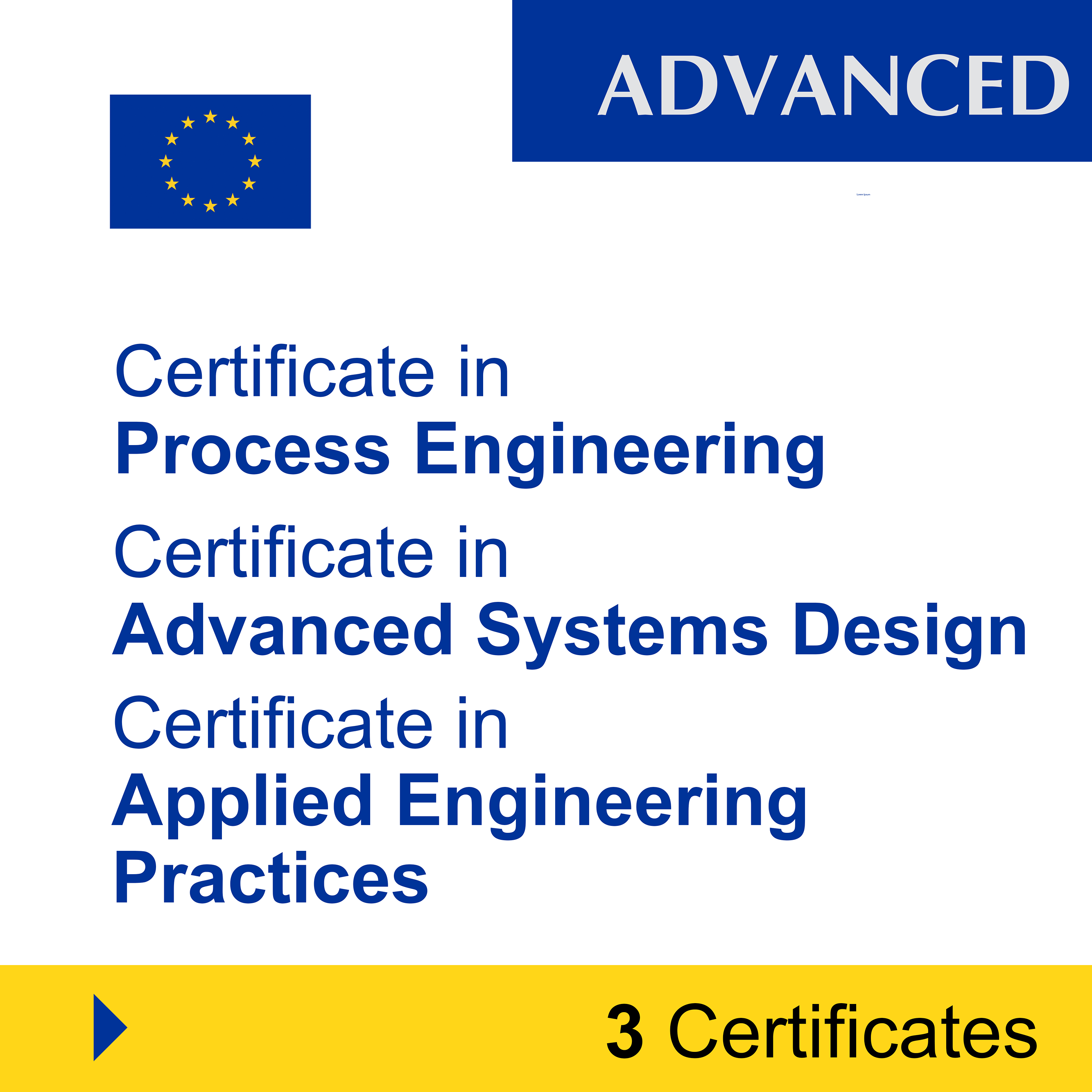 Engineering & Technical Skills (3 Certificates) – ADVANCED