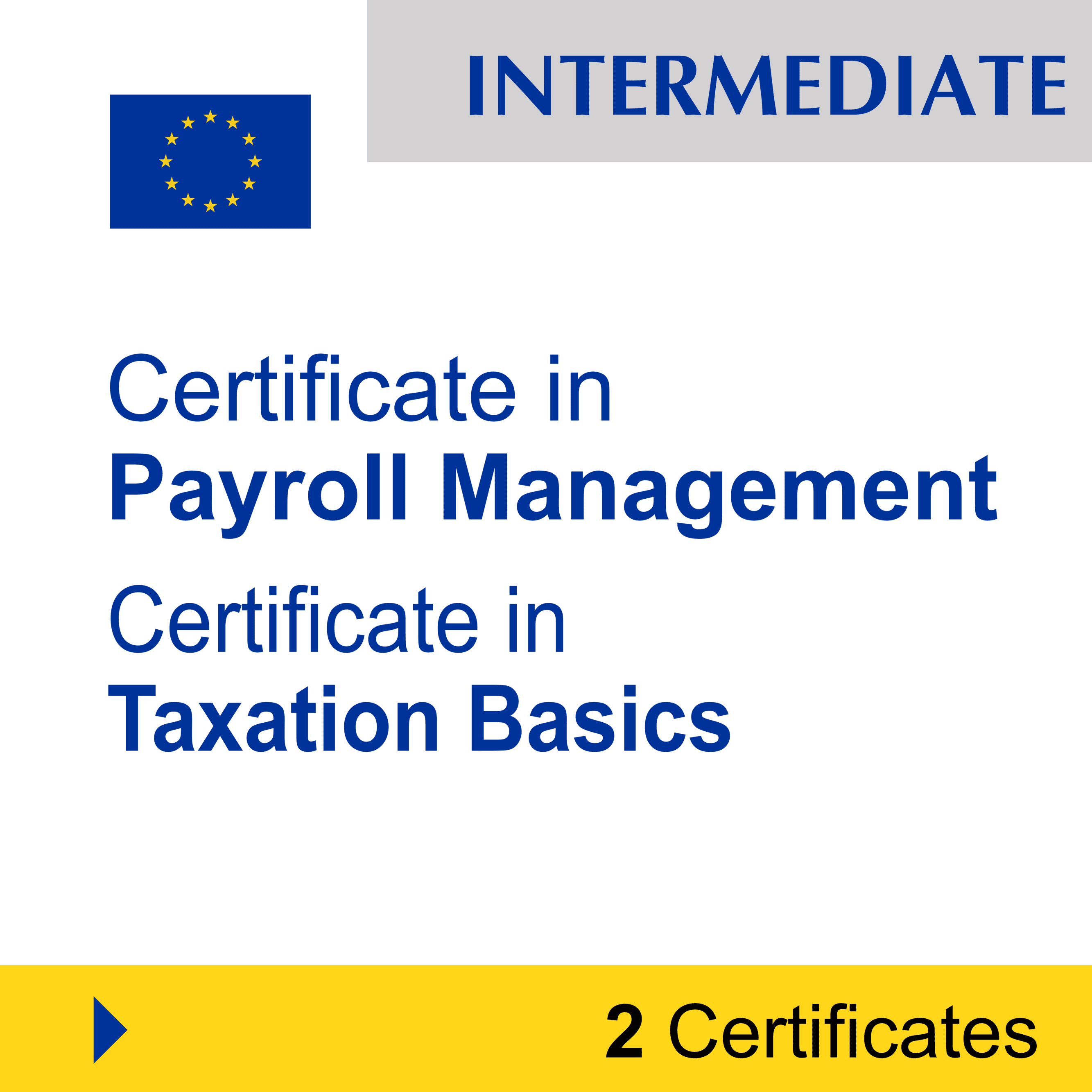 Finance & Accounting (2 Certificates) - INTERMEDIATE