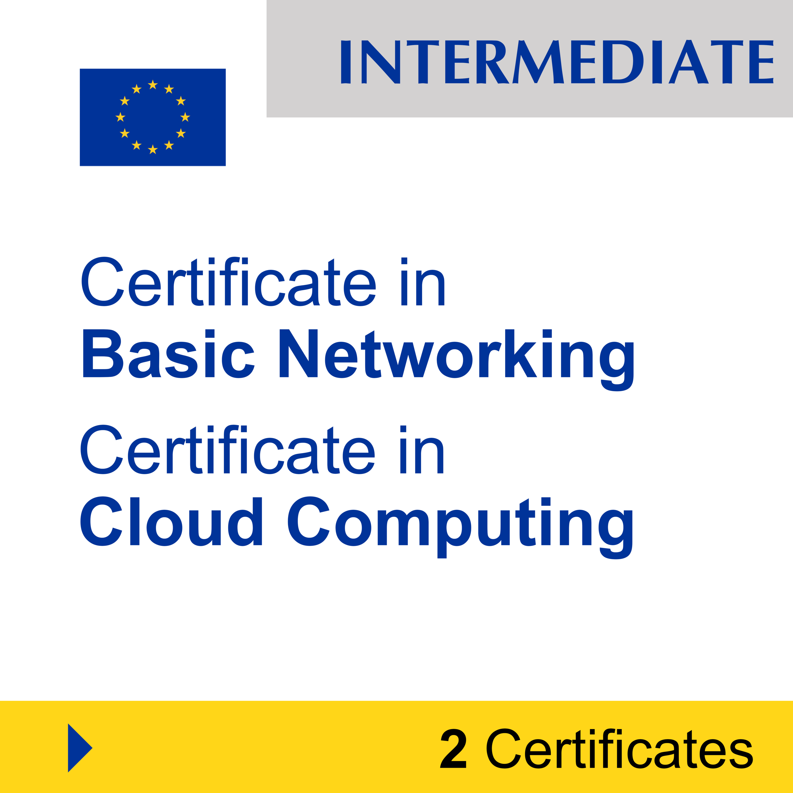 Information Technology (IT) & Cybersecurity (2 Certificates) - INTERMEDIATE