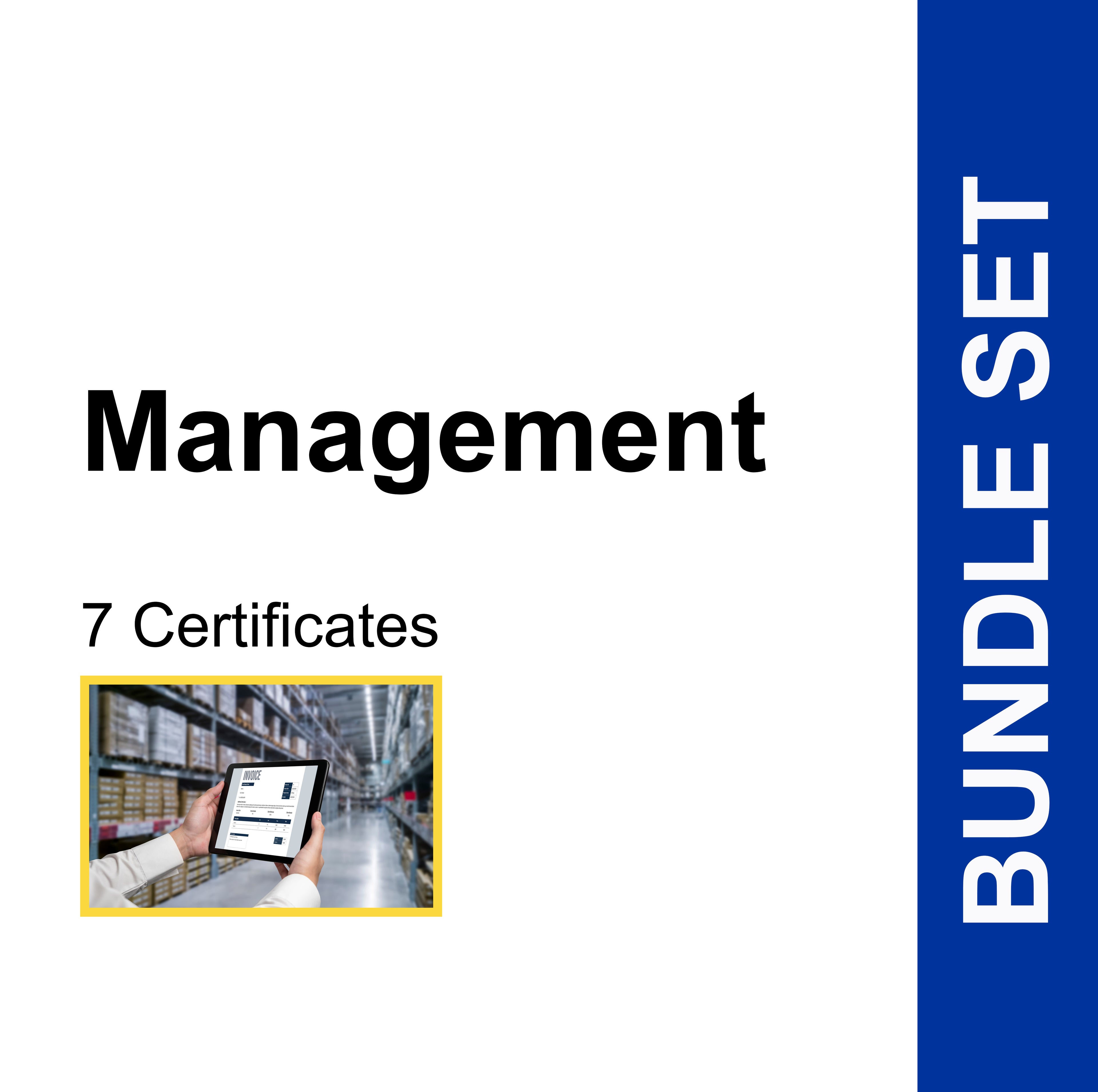 Management (7 Certificates) - FULL BUNDLE