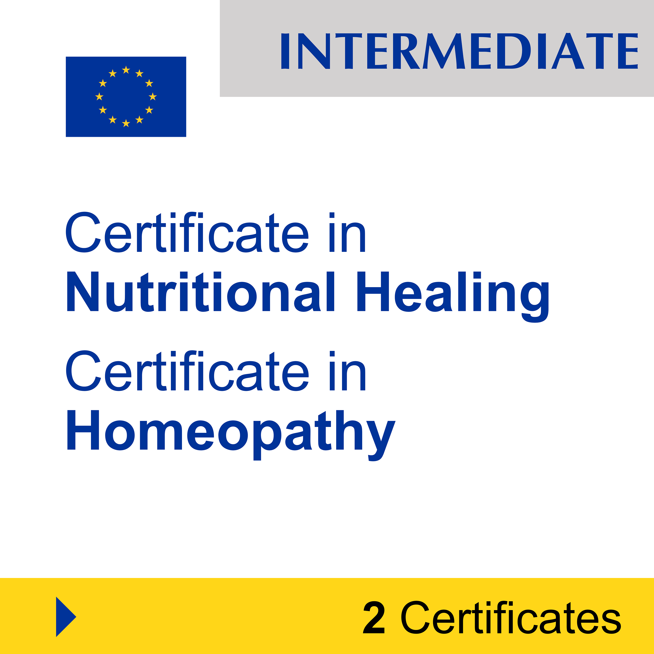 Naturopathy (2 Certificates) - INTERMEDIATE