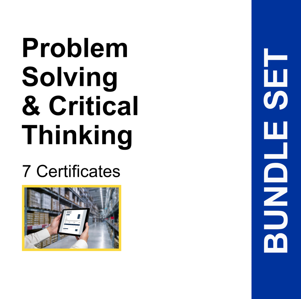 Problem-Solving & Critical Thinking (7 Certificates) - FULL BUNDLE