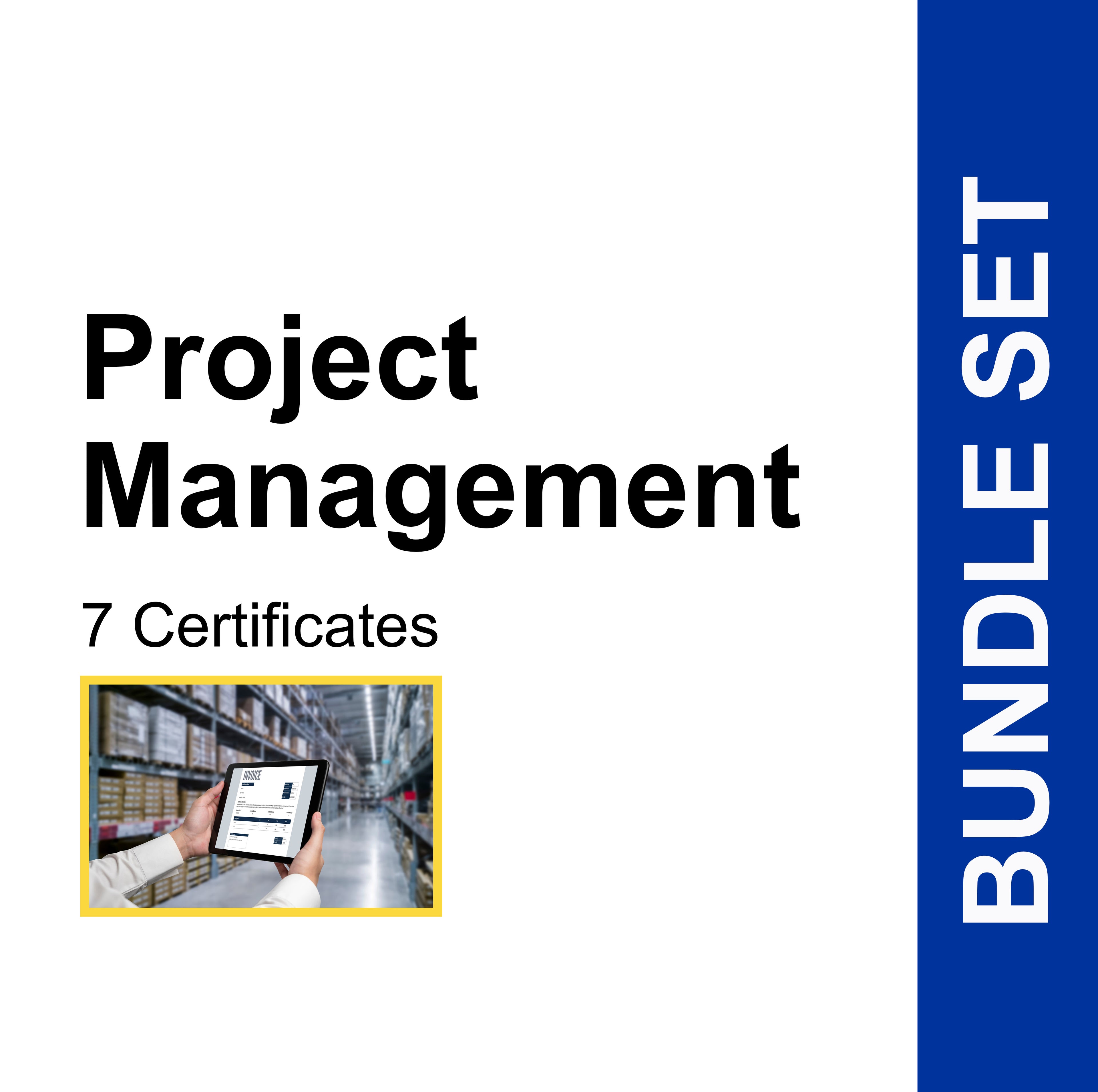 Project Management (7 Certificates) - FULL BUNDLE